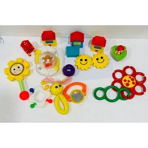 Vintage Fisher-Price McDonald's baby toy rattle mirror CareBears 70s 80s 90s lot